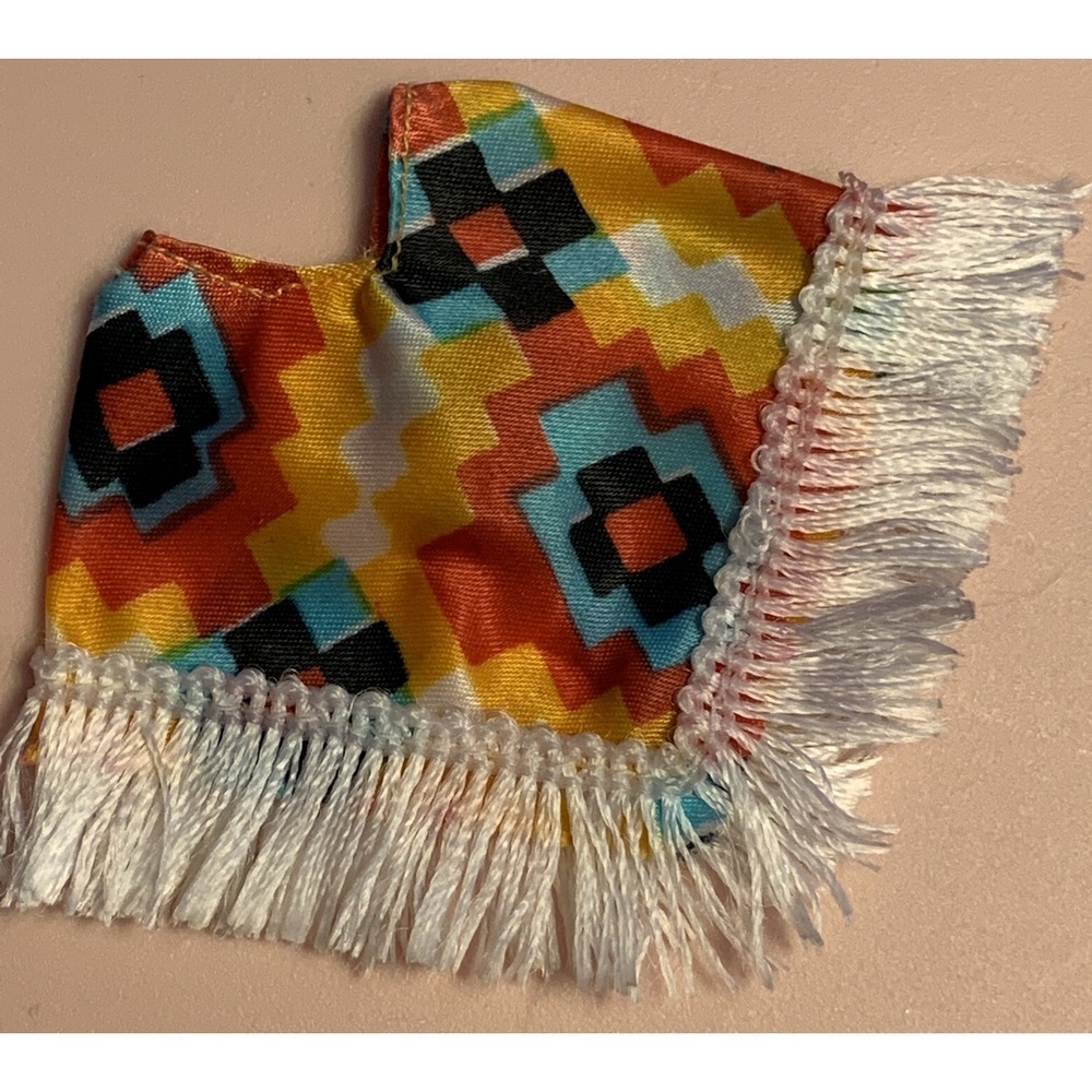 VINTAGE Dawn Topper PONCHO with fringe SUPER RARE !!